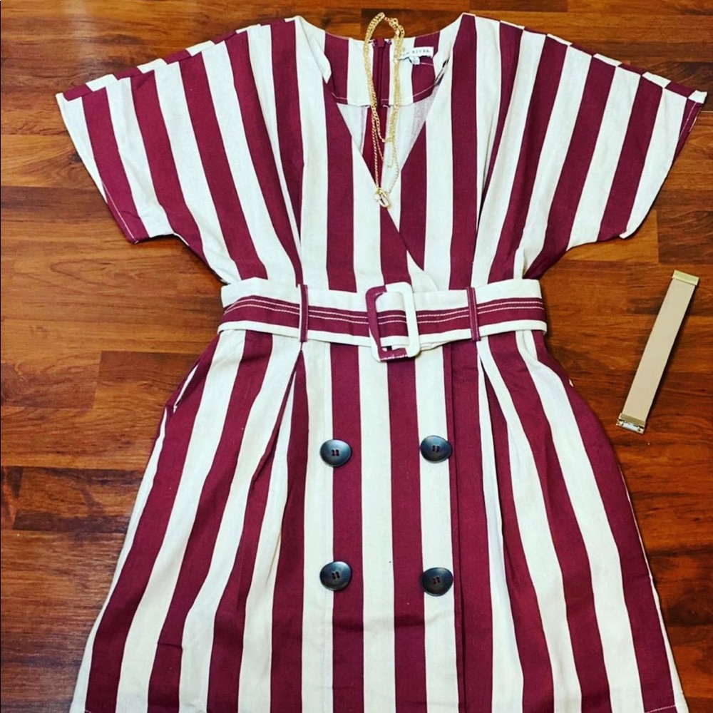 Vertical Stripe Dress